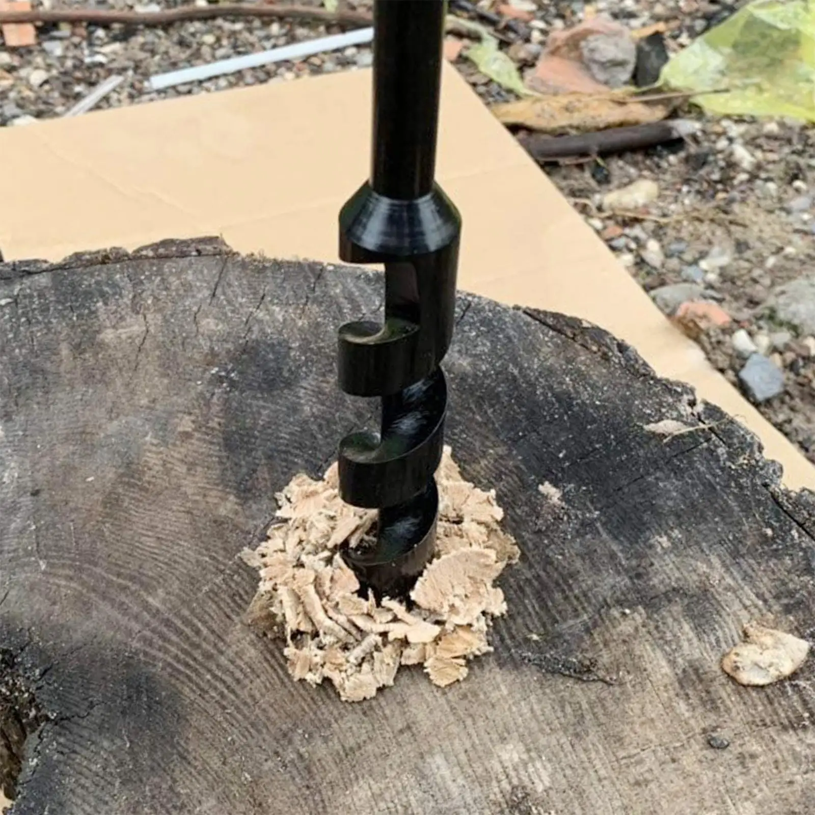 Garden Auger Drill Bit Shaft Drill Woodworking Tools Survival Outdoor Auger