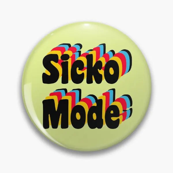 The Sicko Mode Collection  Soft Button Pin Hat Jewelry Decor Lover Collar Fashion Lapel Pin Brooch Creative Cartoon Metal Gift