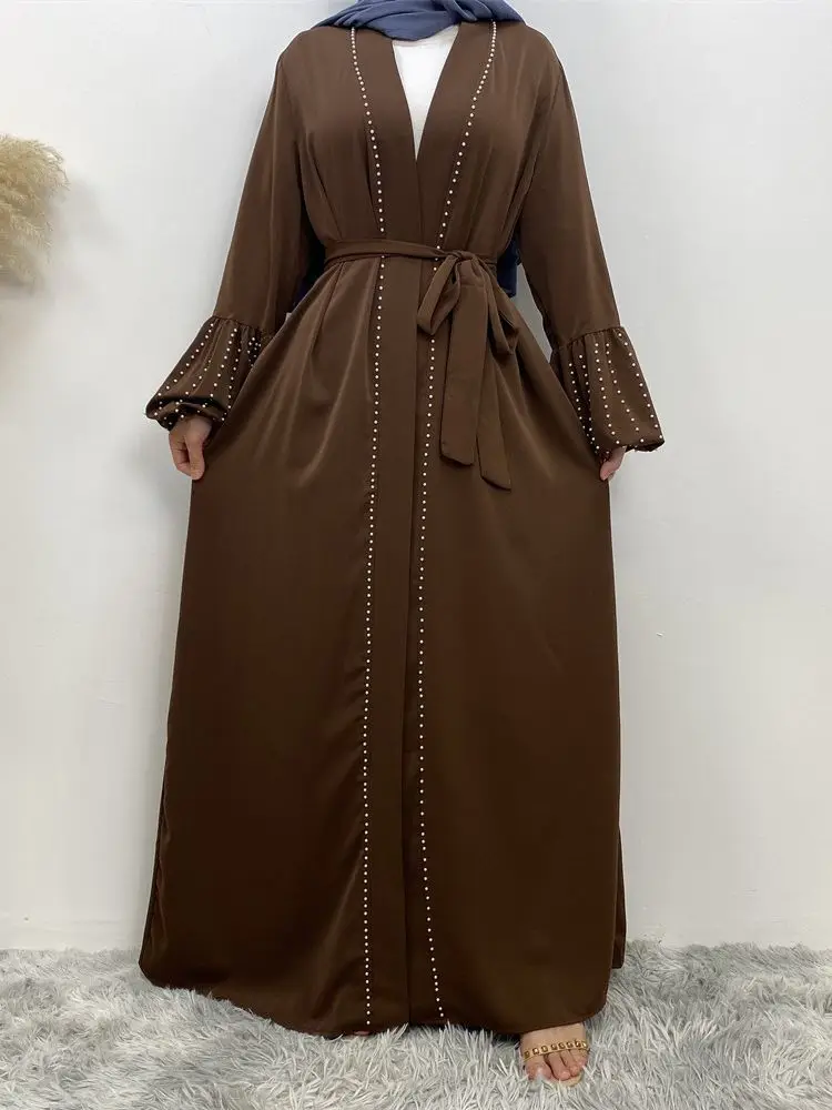 

Modest Abayas For Women Kimono Turkey Kaftan Islamic Clothing Ramadan Femme Musulmane Cardigan Caftan Marocain Muslim Robe