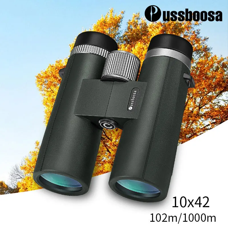 

PUSSBOOSA binoculars high power high definition outdoor portable mountaineering roof concert binoculars 10x42 binoculars