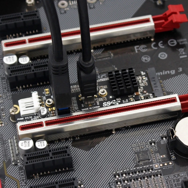 HX6A Easy Installation USB3.1 Expansion Card Adds Front Type C Port For PC Build