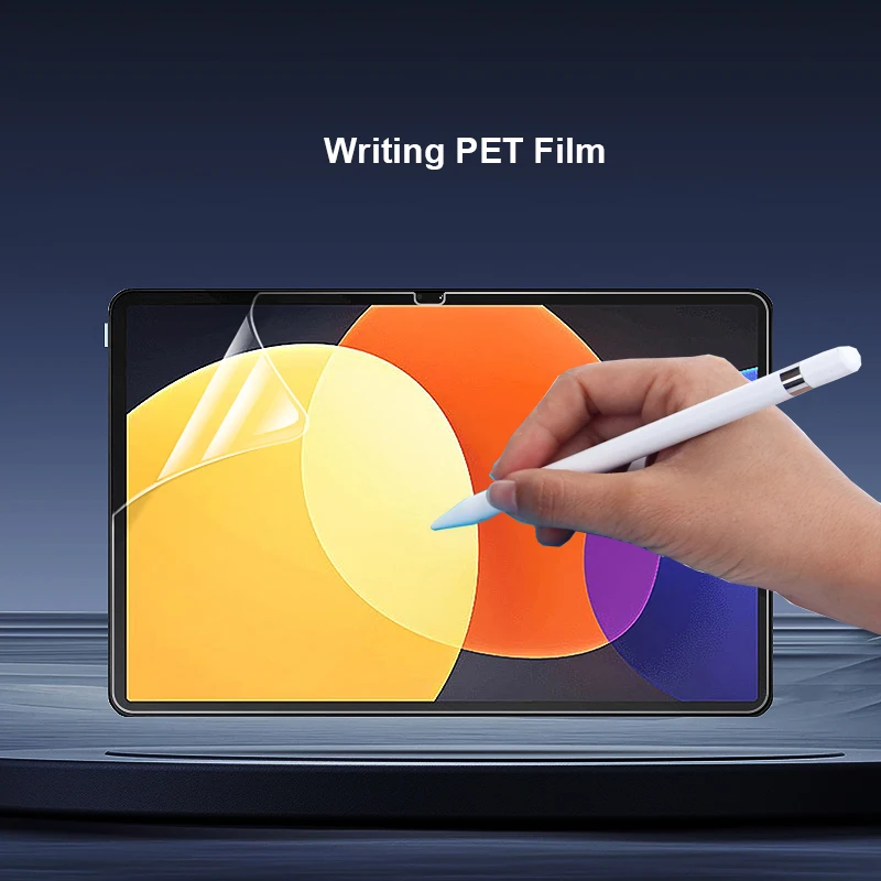 

Защитная пленка для экрана для Xiaomi Pad 5 Pro Book 12,4 дюйма, HD, прозрачная защитная пленка для рисования из ПЭТ, письма, рисования
