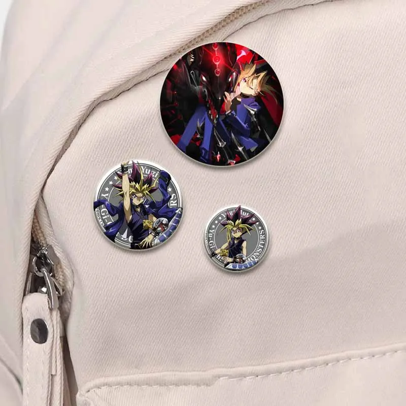 Anime Yu-Gi-Oh! Duel Monsters Brooch Pins Fashion Jewelry Accessories Cartoon Cosplay Badge for Clothes Backpack Decoration Gift
