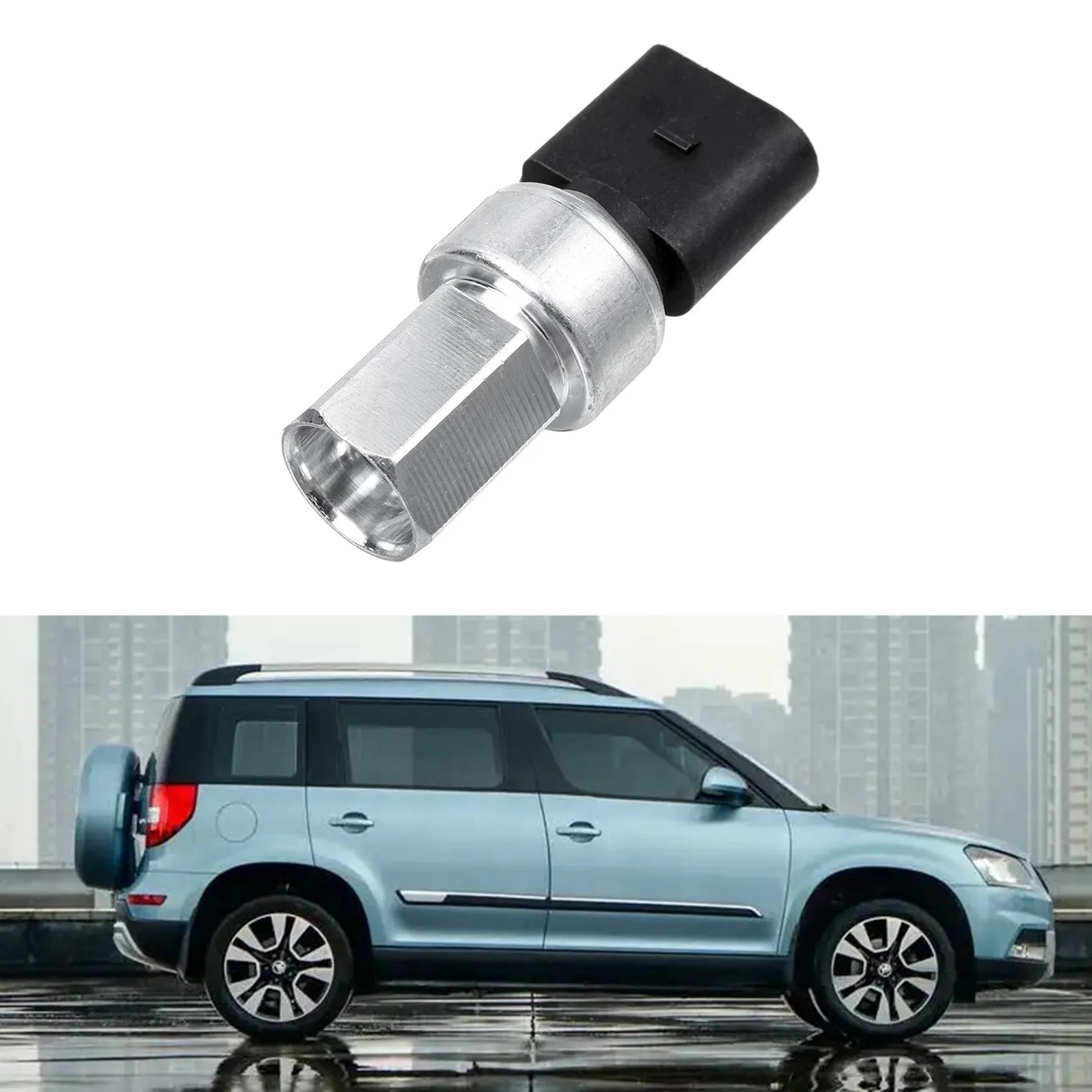 10Pcs 1K0959126E A/C 압력 스위치 센서 에어컨 압력 센서-Audi A3-Golf Jetta Passat 82CP09-05