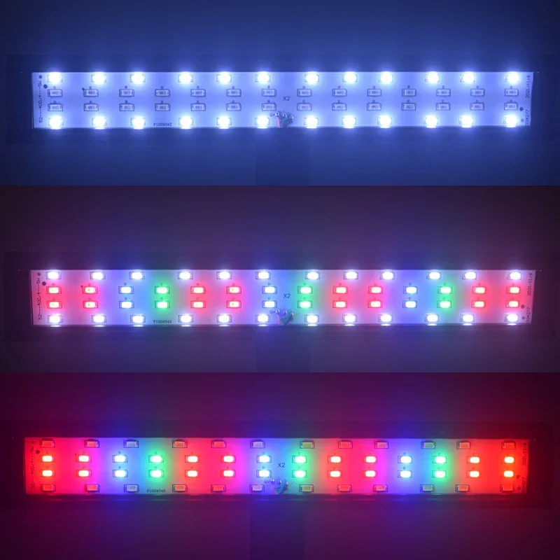 LED Aquarium European Standard 220V Fish Tank Light Ultra-thin Plant Growth Clip Light Aquarium Light Lighting 5W/7W/9W/12W