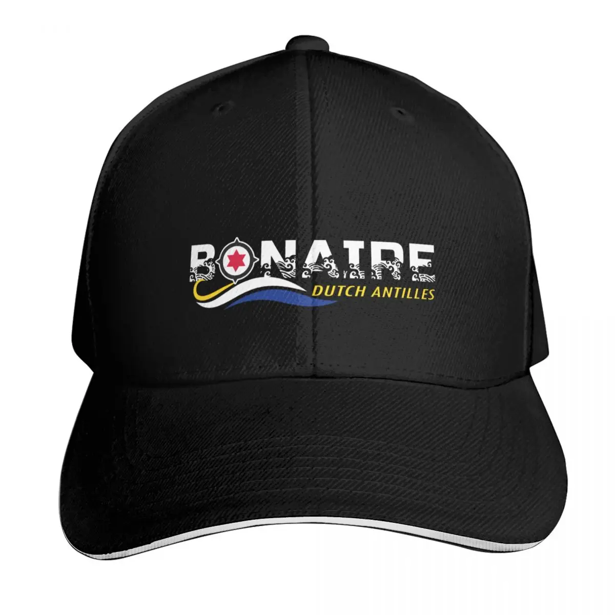 

BONAIRE DUTCH ANTILLES FLAG INSPIRED Baseball Cap Funny hats luxury woman cap Hat Beach Sports Cap Mens Women's