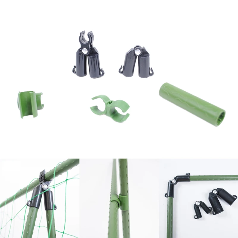 

10 шт., универсальные пластиковые зажимы для поддержки растений, фиксированные соединительные стойки, диаметр застежки 8/11/16 мм, регулируемые аксессуары