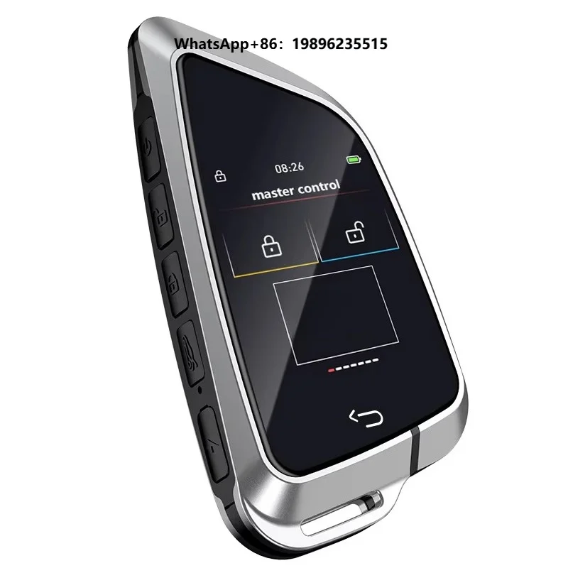 Keyless Entry Push Start Stop Auto Lock Key LCD Touch Screen Smart Remote Car Key