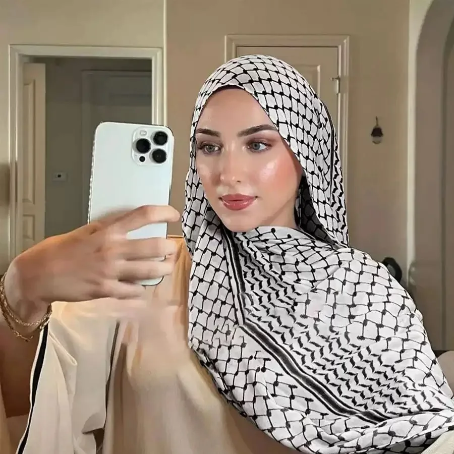 

Новые горячие продажи, женский шарф, клетчатый принт, хиджаб, мягкие шали и накидки, женский платок, дизайнерская бандана из пашмины, мусульманский платок