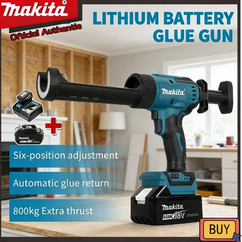 

Makita Cordless Electric Glue Gun Multifunctional Electric Caulking Gun Portable Glue Filling Sealing Power Tool 18V