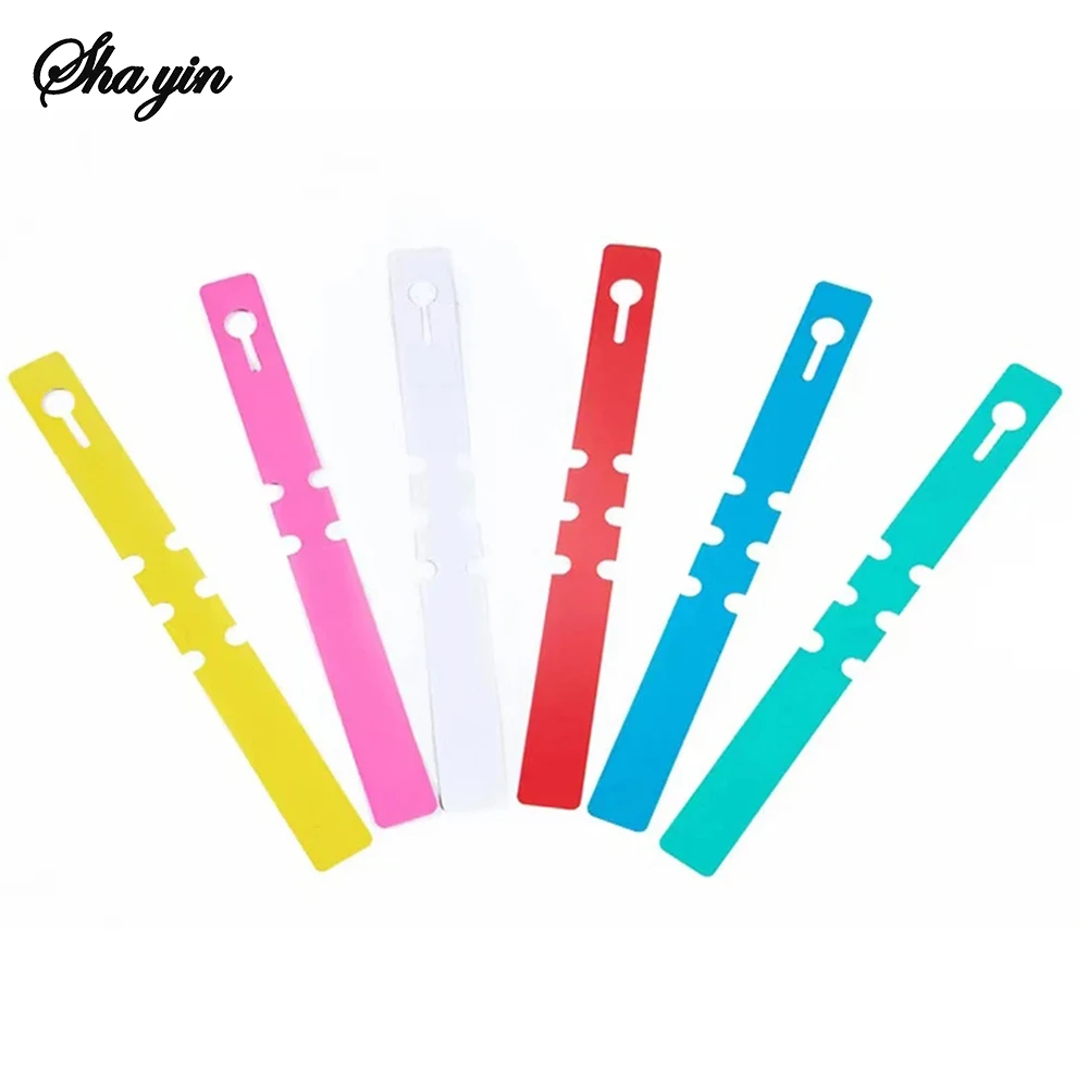 Garden100PCS Anneaux imperméables en PVC pour étiquettes de plantes, semis, orchidées, marqueurs floraux de jardin, panneaux en plastique