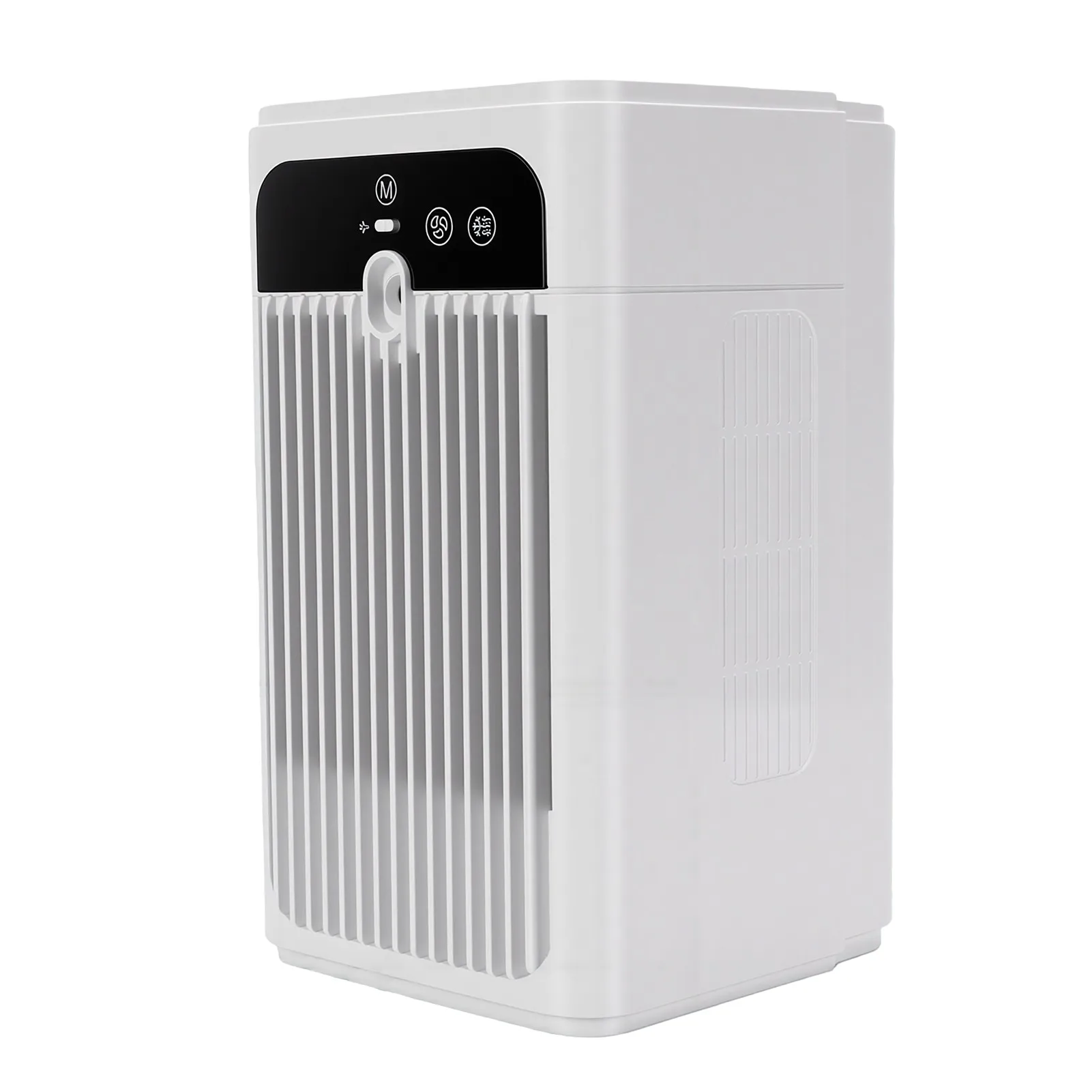 Desktop Air Conditioner with Timer Clock Ambient Temperature Display Quiet 500ML Rechargeable Desk Air Cooler Fan for Home
