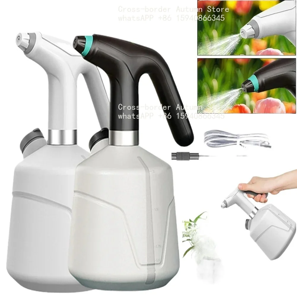 2L Agriculture Electric Sprayer Automatic Watering Can USB Rechargeable Pesticide Garden Sprayer Disinfection Filling