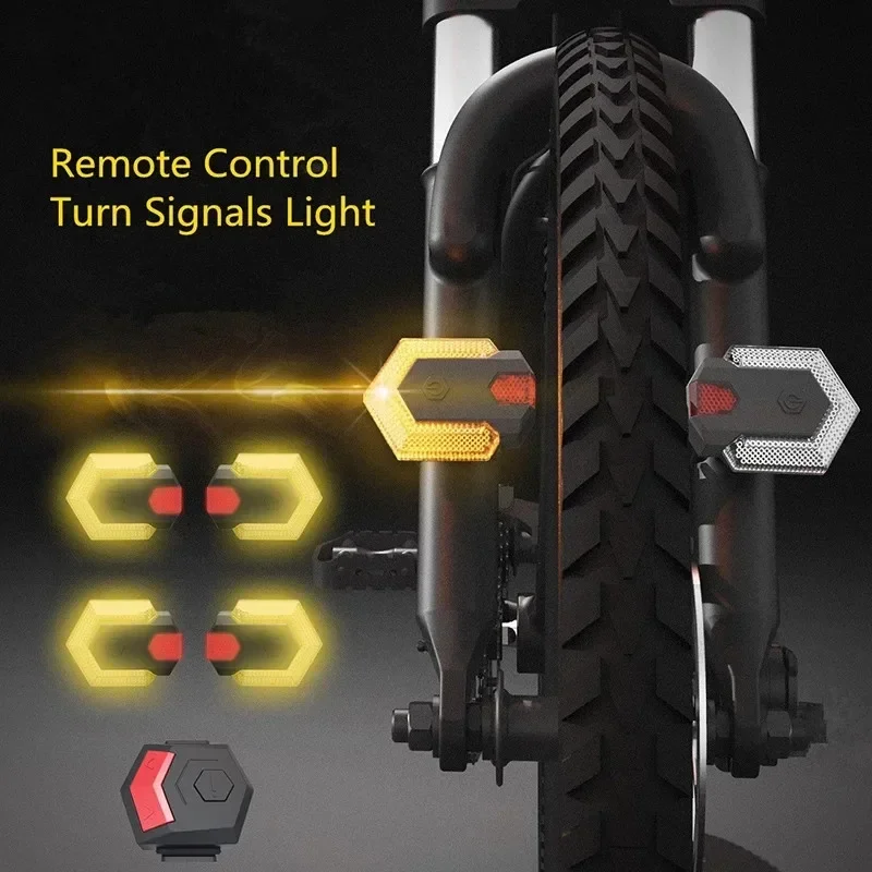 

Make LED Light Bicycle Smart Wireless Remote Control Signal Horn Taillight Warning Lamp Waterproof Outdoor Cycling Access sorry