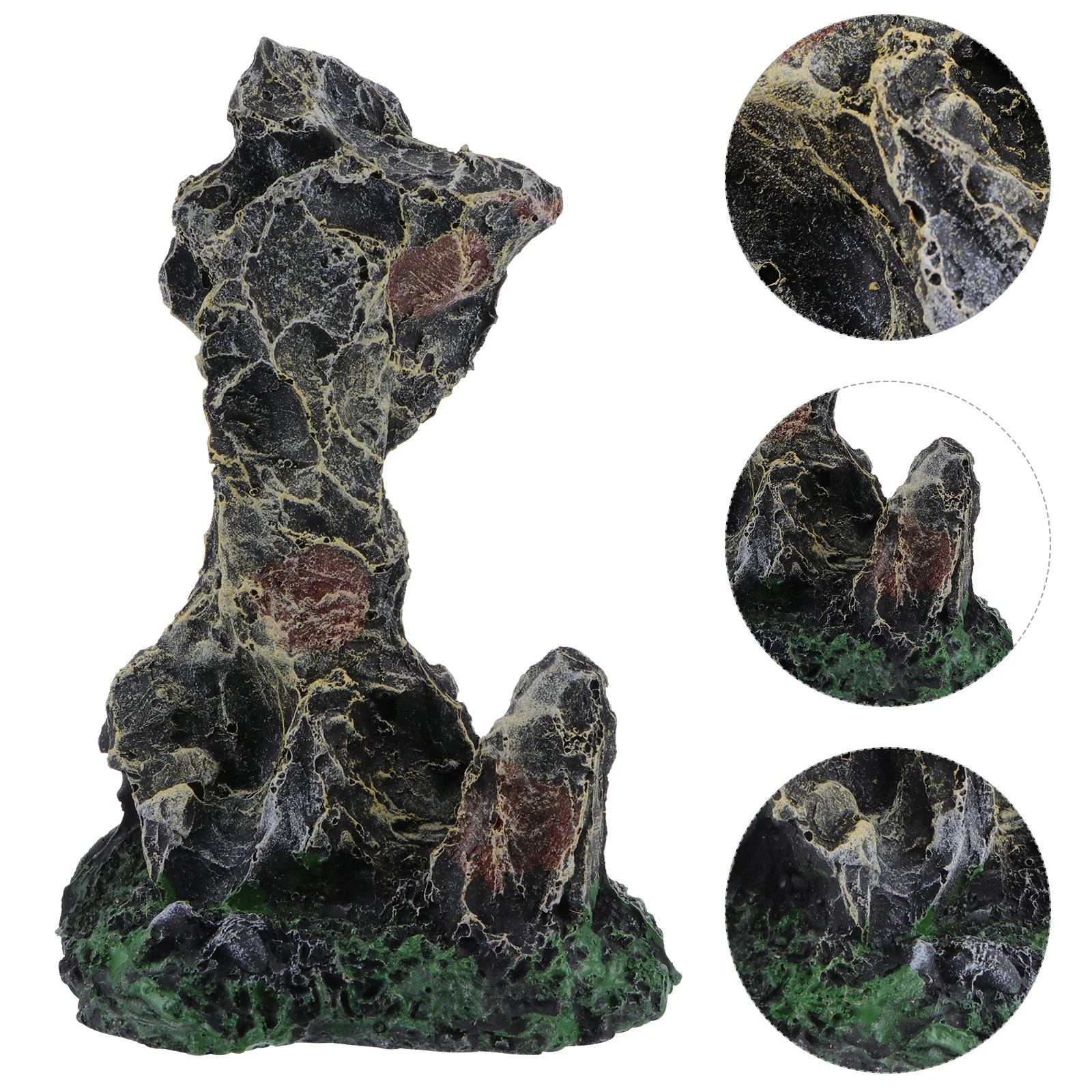 

Resin Ornament Fish Tank Aquarium Decor Natural Soothing Atmosphere Hiding Place Visual Appeal Fish Tank Ornament