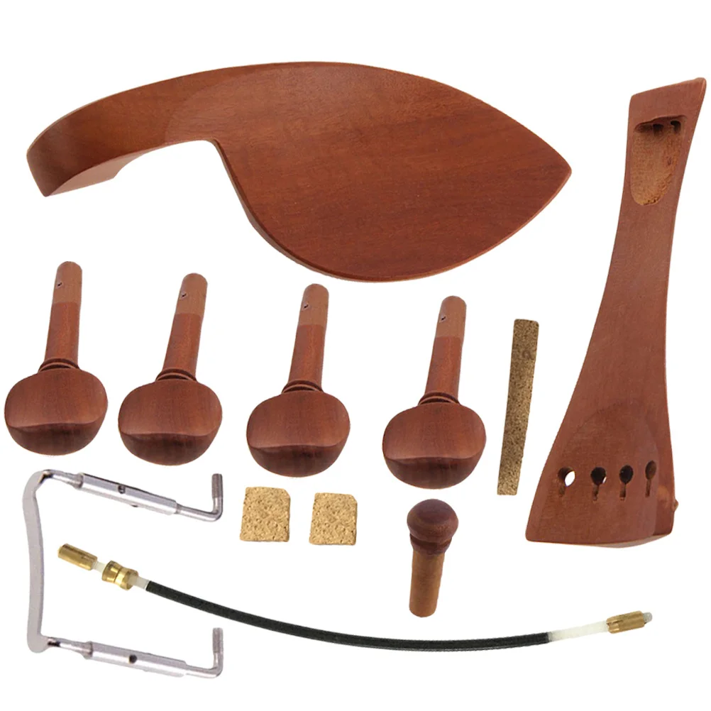 

1Set Violin Accessories Made of Jujube Wood Superior Craftsmanship Enhanced Durability Minimal Sound Interference Light Yellow