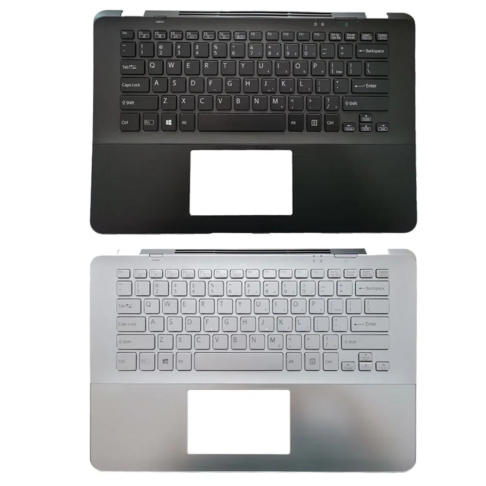 

New For SONY Vaio SVF14A SVF14A15CXB SVF14A17CXB SVF14A1A1J SVF14A18SCP SVF14A1C5E Laptop US Keyboard With Palmrest Cover