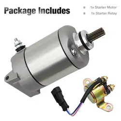 Starter & Relay Fit For Polaris Sportsman 570 450 EFI 2014-2020/Ranger 570 500 2014-2021 ACE 500 570 2014-2019 RZR 570