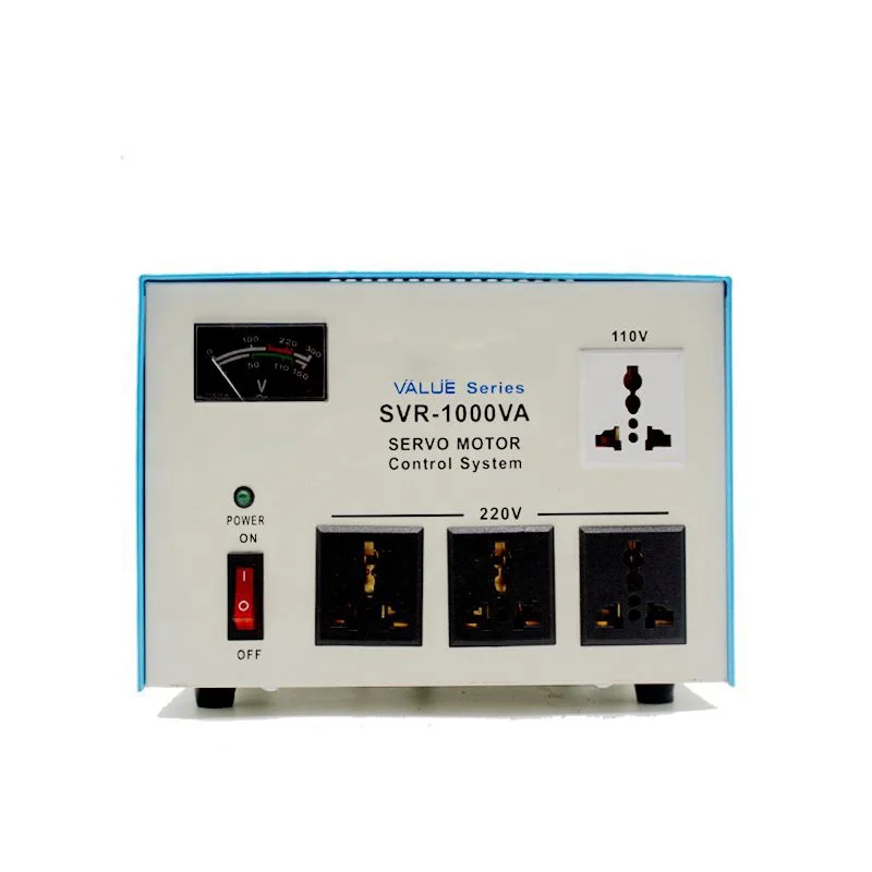 Single-Phase 1000va To 3000va Power Supply Electric Voltage Regulator Stabilizer AVR 220v Automatic AC Current Type