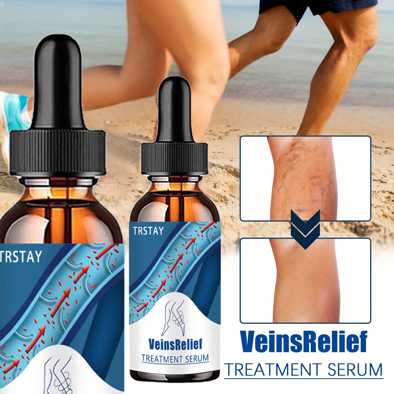 

VeinsRelief TREATMENT SERUM IMPROVE CAPILLARY HEALTH AND ELIMINATE UGLY AND SWOLLEN VARICOSE VEINS