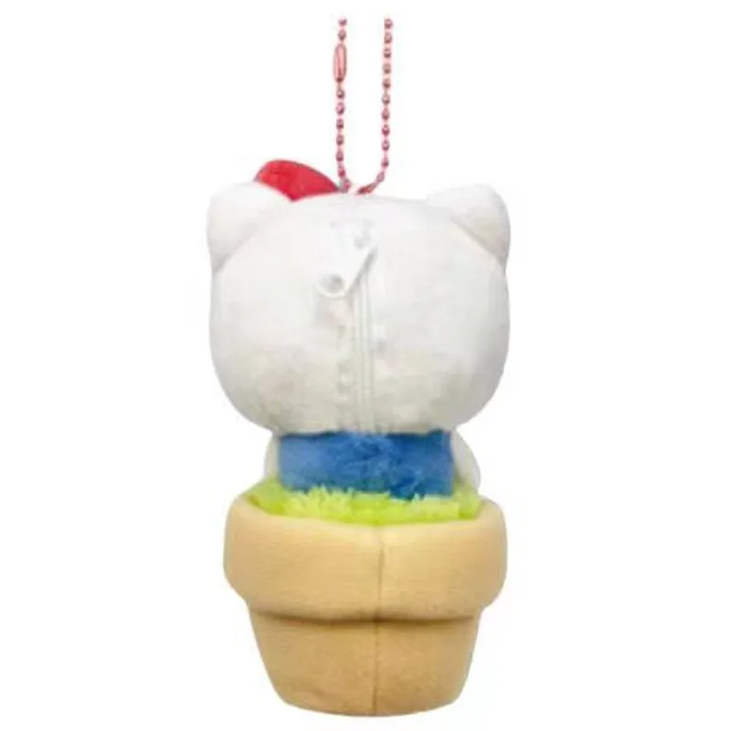 Sanrio Kawaii Hello Kitty knuffel My Melody schattige bloempot serie pluche pop rugzak hanger anime meisje Festival cadeau