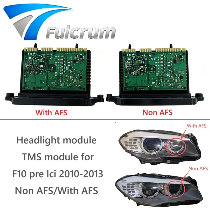 

TMS module 63117316217 63117316217 GT suitable for BMW 5 Series F10 pre lci 2010-2013 Xenon headlight module non AFS with AFS