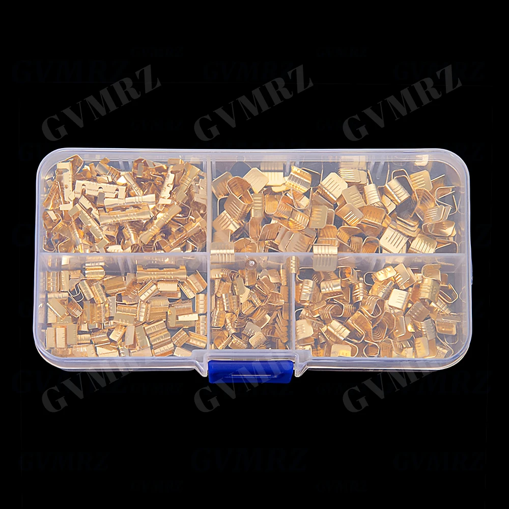 500PCS Docking Terminal U Type Terminal Tab kit box 5 Size 0.3 To 4mm2 Terminal Block Connector Double Connector Terminal kit