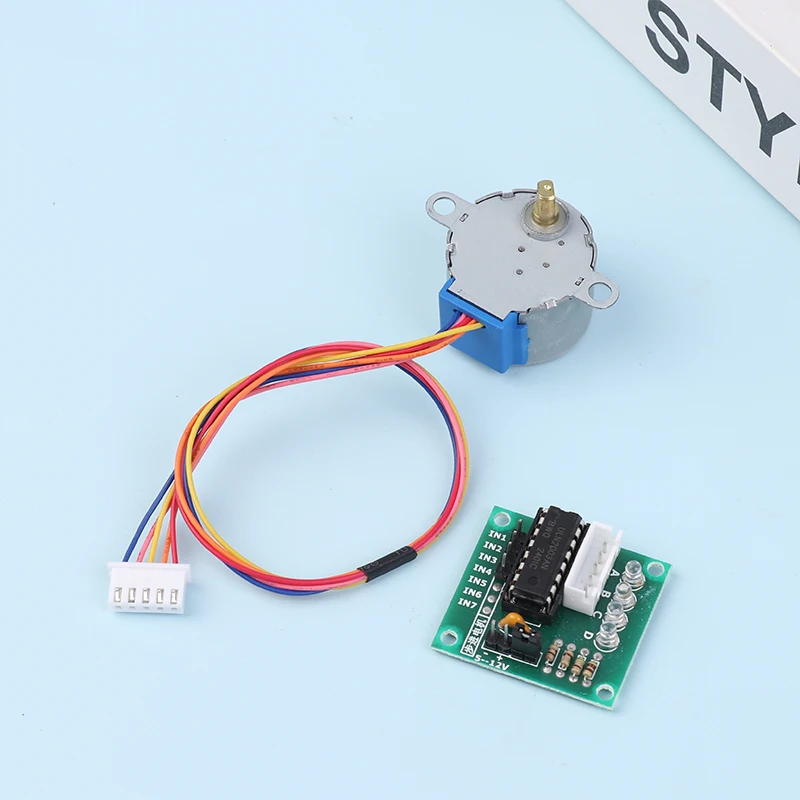 1Set 28BYJ-48-5V 4 Phase Stepper Motor+ Driver Board ULN2003 For Arduino 1 X Stepper Motor +1x ULN2003 Driver Board