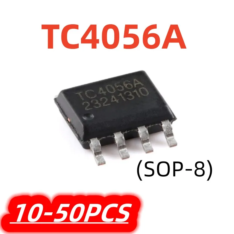 10-50Pcs/lot TP4056 SOP8 TC4056A 4056E TP4056E 4056 sop-8 New 1A Lithium battery charging chip