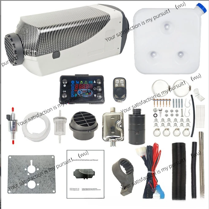 

Портативный ящик для инструментов для автодома, 5 кВт, 12 В/24 В и 110-240 В, дизельный стояночный воздухонагреватель с приложением Bluetooth, 6 л, бак с низким уровнем шума для автодома, каравана, корабля