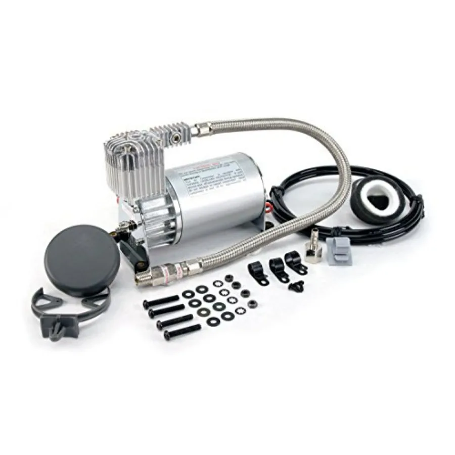 

27520 Compressor Kit Silver 12V 152psi High-Pressure Air Supply for Automotive and Industrial Use Durable Aluminum Housing with