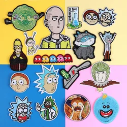 Anime Cloth Ironing Patch Kawaii Clothes Cartoon Stickers Applique Iron on Clothing Sew on Embroidery Patches Garment Deco Gifts