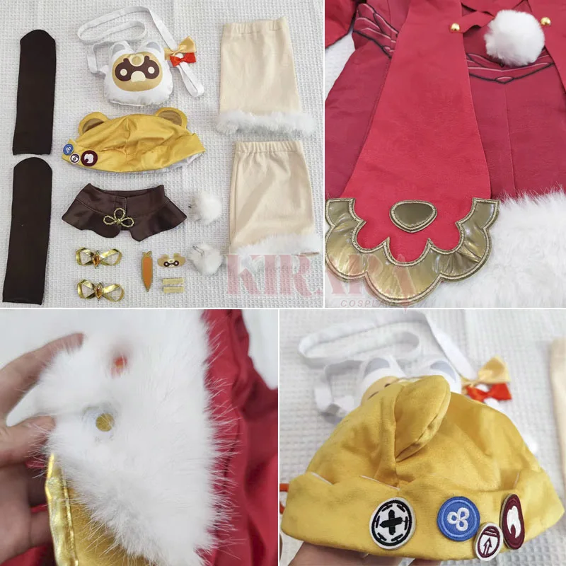 Xiangling تأثيري حلي شعر مستعار لعبة تأثير فانوس طقوس الجلد شيانغ لينغ السنة الجديدة يهتف ملابس النساء كرنفال لعب الأدوار الأحذية