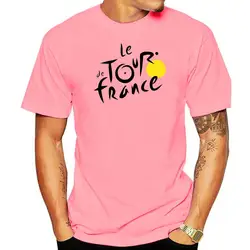 Koszulka Tour France 2022, France Bicycle Gift T-Shirt Biało-szara, krótka dla mężczyzn