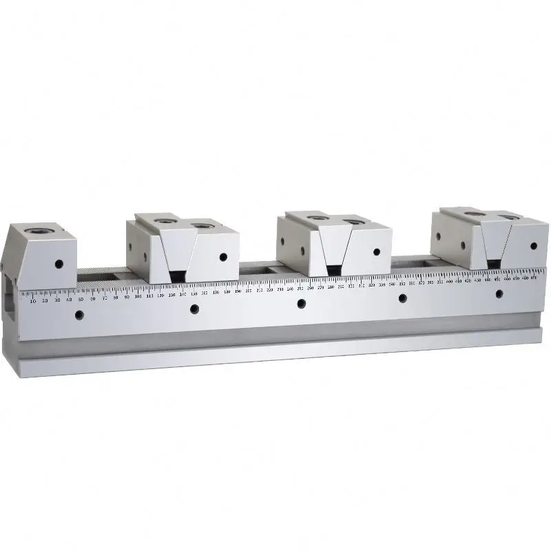 KSD50-500-4FD Cheap Precision Versatile Multi Clamping Adjustable Multiple Line Up Vise Rail System for Cnc Machine