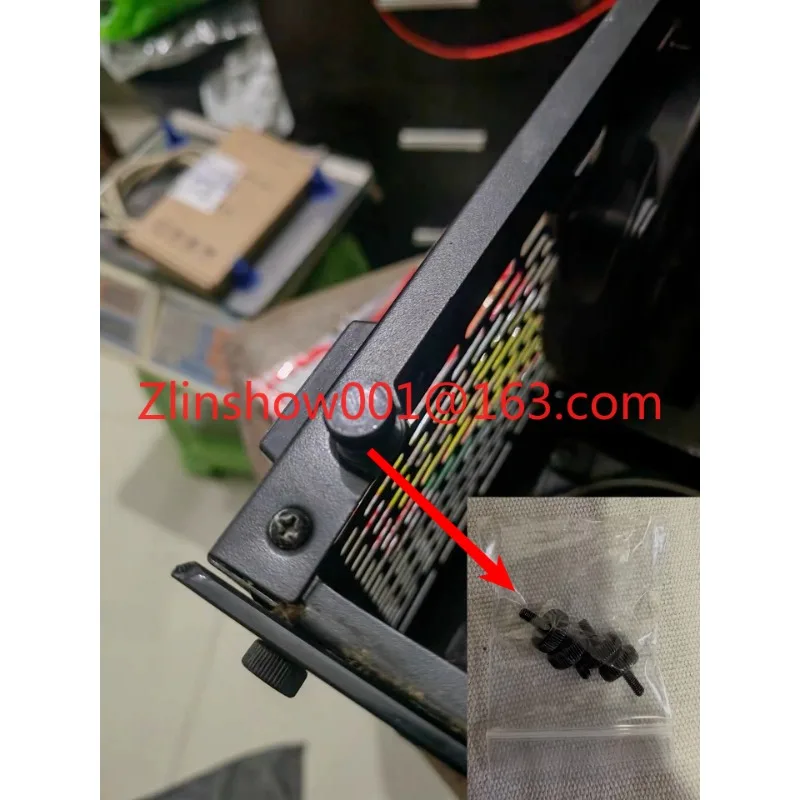 Computer case side plate screws side through glass screws hand screw manual transparent acrylic fixing screws 8 pcs