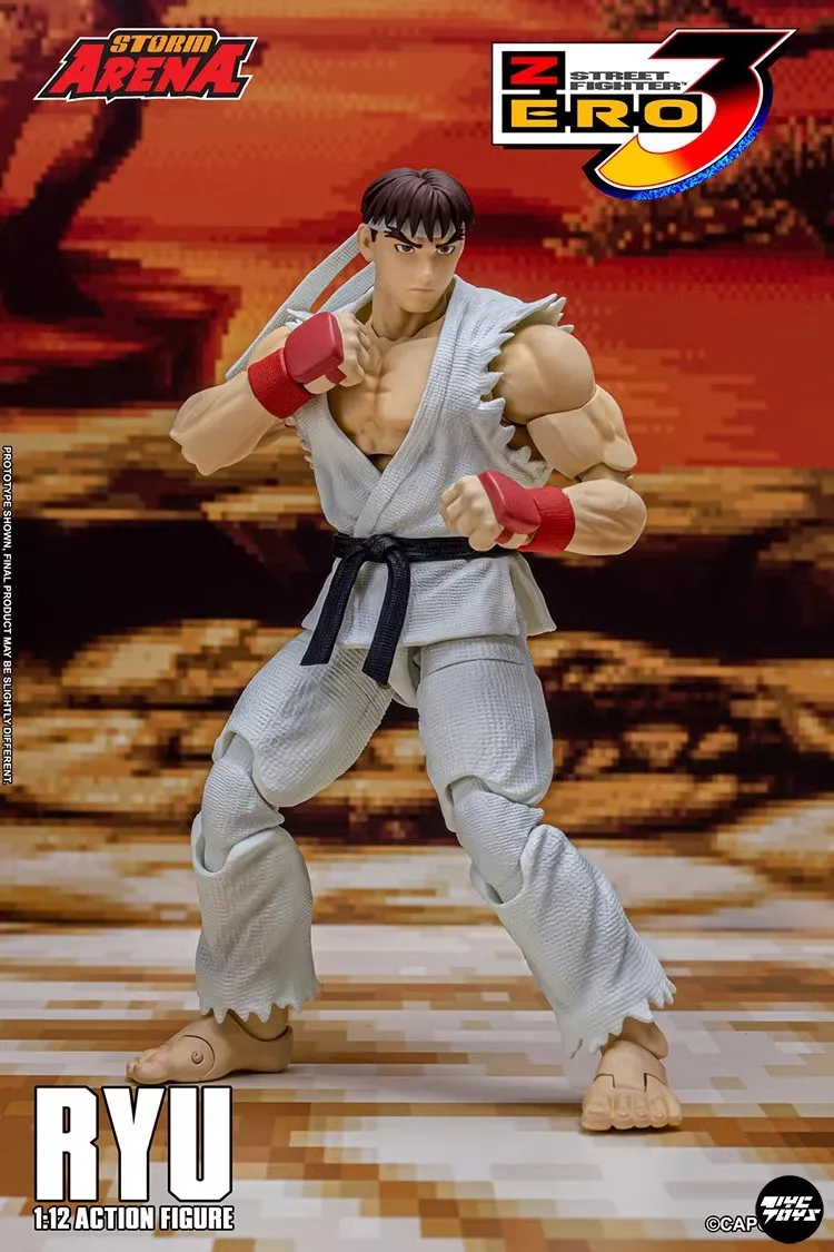 Storm Toys Zero3 Street Fighter Ryu Action Figure ST ARENA3 1/12 Arena Ryu Figures Collection Customized Toy Kids Birthday Gifts