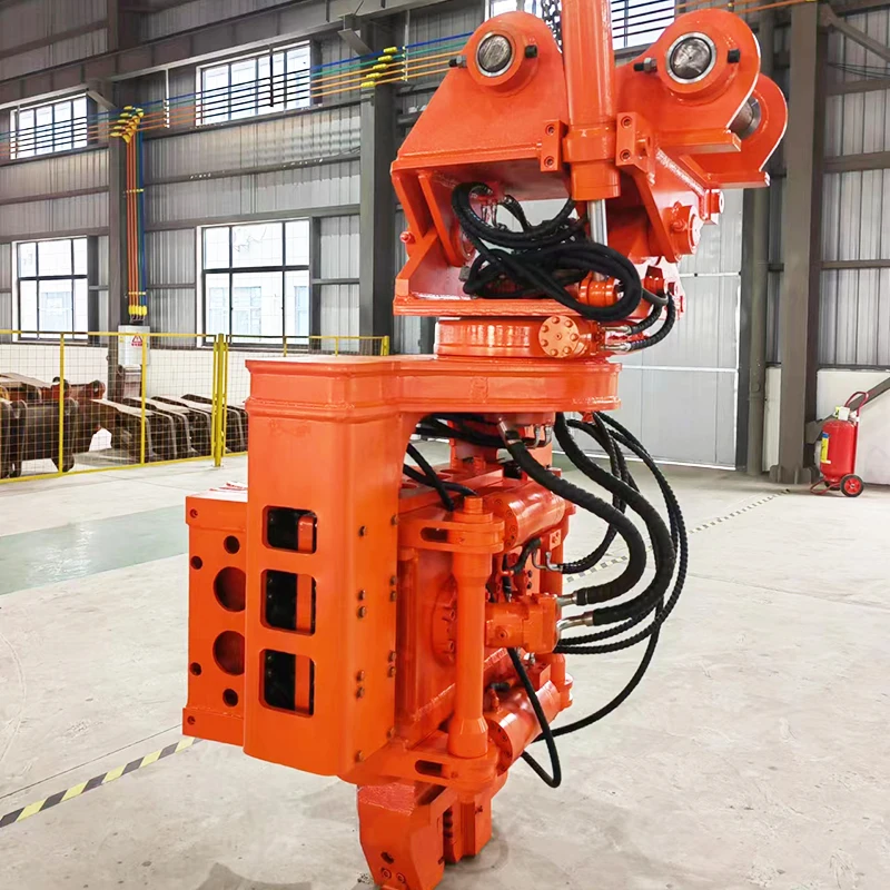 Customized Hydraulic Pile Driver for Excavator, Suitable for Steel Pipe Pile and Concrete Pile Heavy Duty Construction Machinery