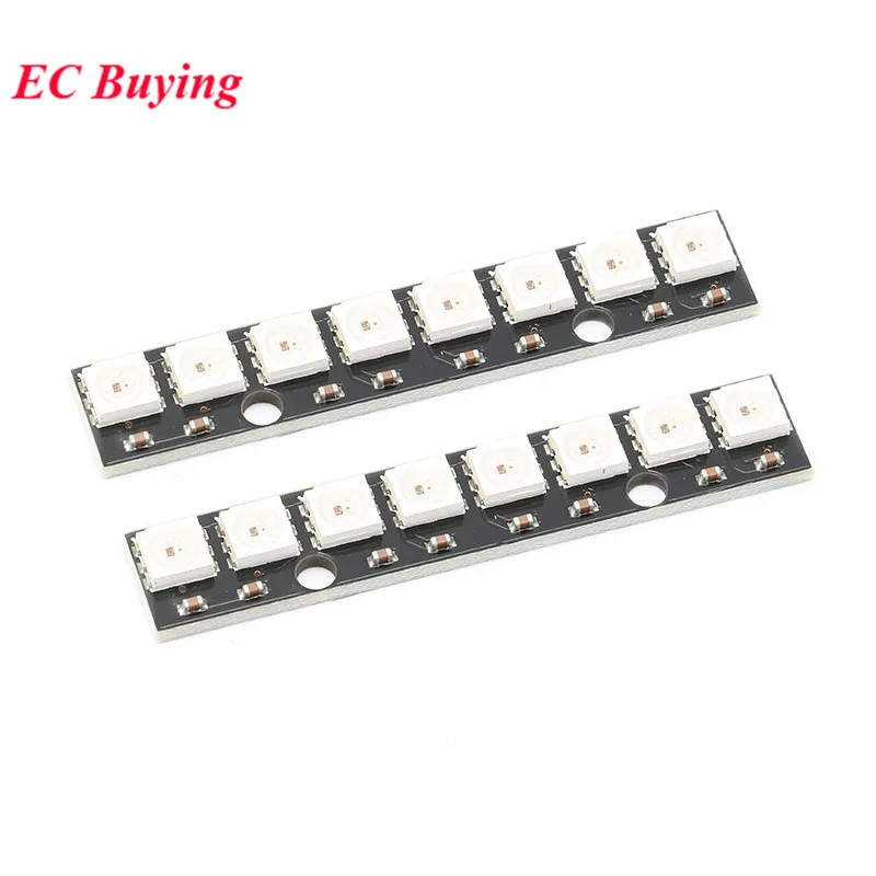 10/5 Chiếc/1 Máy Tính 8 Bit Kênh WS2812 5050 RGB Đèn LED Xây Dựng-Đủ Màu-Điều Khiển Ban Phát Triển 8Pin DIY Bộ Cho Arduino