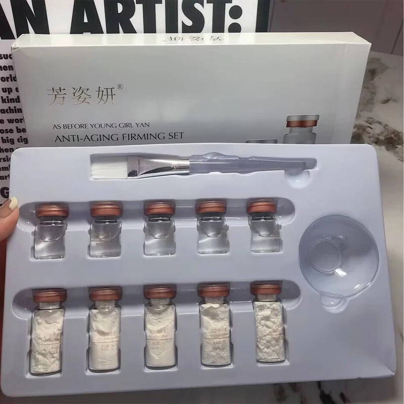 3D Hifu Hanacure Mask Facial Nude LineTherapy V Face Facial Lift Anti-aging Reducing Pores Fade Fine Line Korean Cosmetics