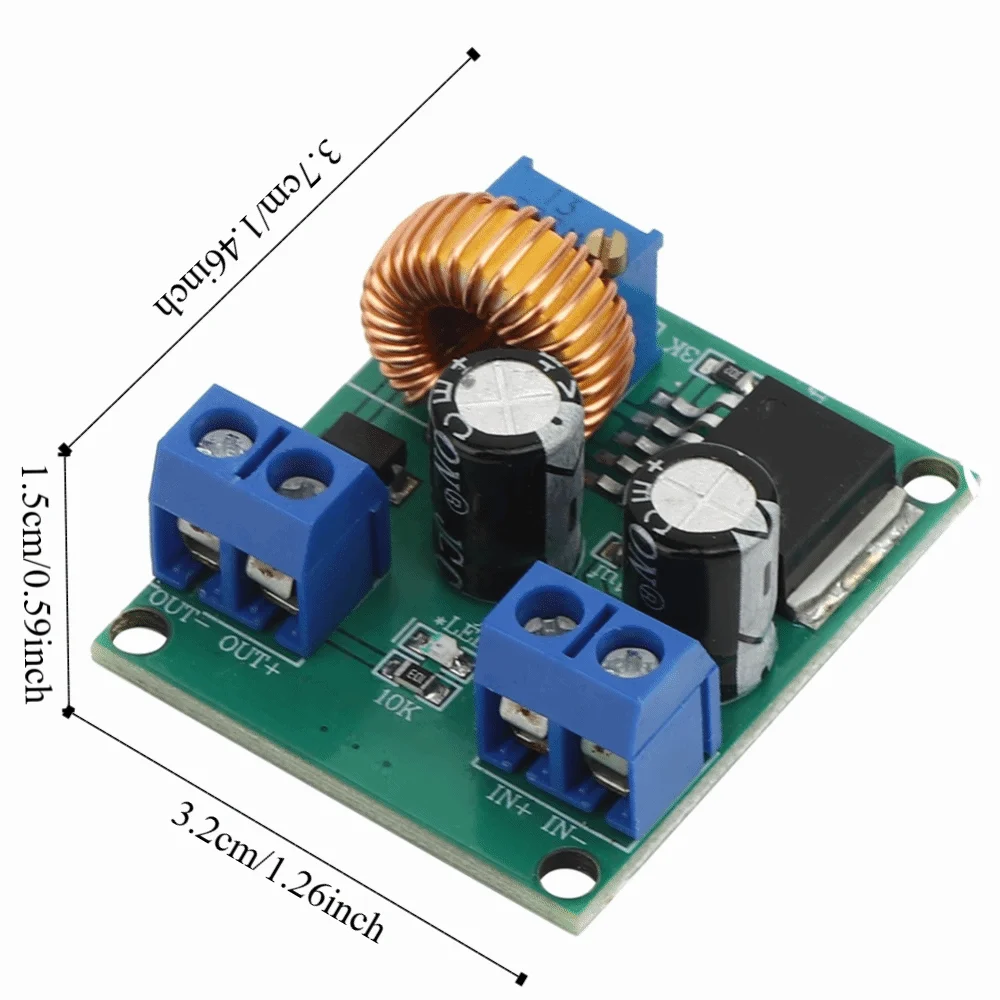 High Power DC to DC Step Up Module 3-35V to 4-40V Step Up Voltage DC Voltage Converter Adjustable Boost Module Power Supply - view 6