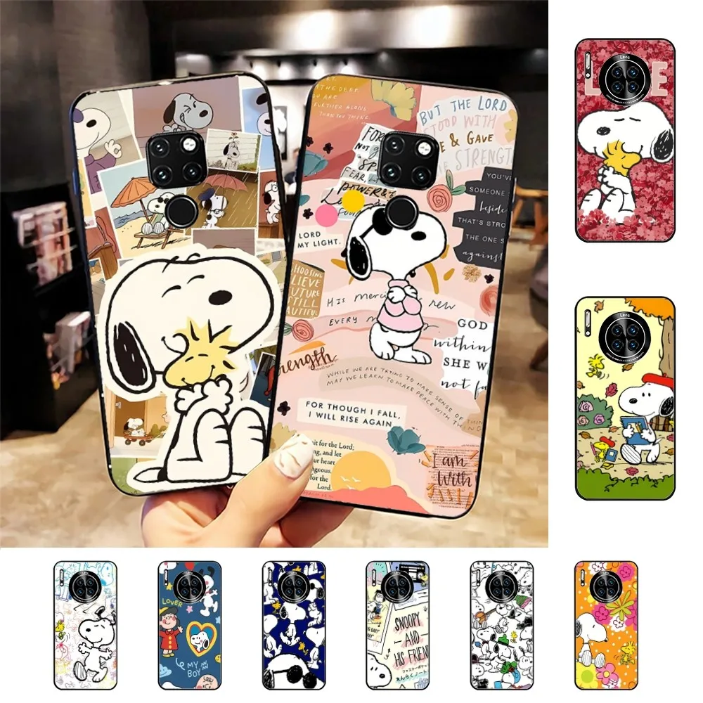 

Cartoon S-Snoopys-Dog Mousepad For Huawei Mate 10 20 30 40 50 lite pro Nova 3 3i 5 6 SE 7 pro 7SE