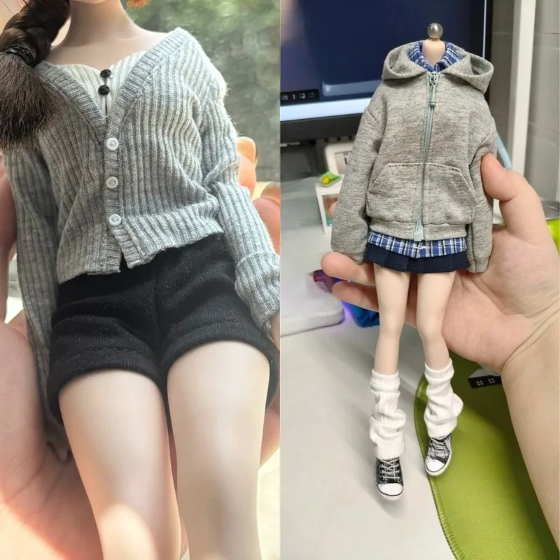 JOQ-19B 1/6 Scale Toy Figures Maiden Lovely Small Breast Girl Seamless Body with Detachable Feet Super Flexible Figure Body