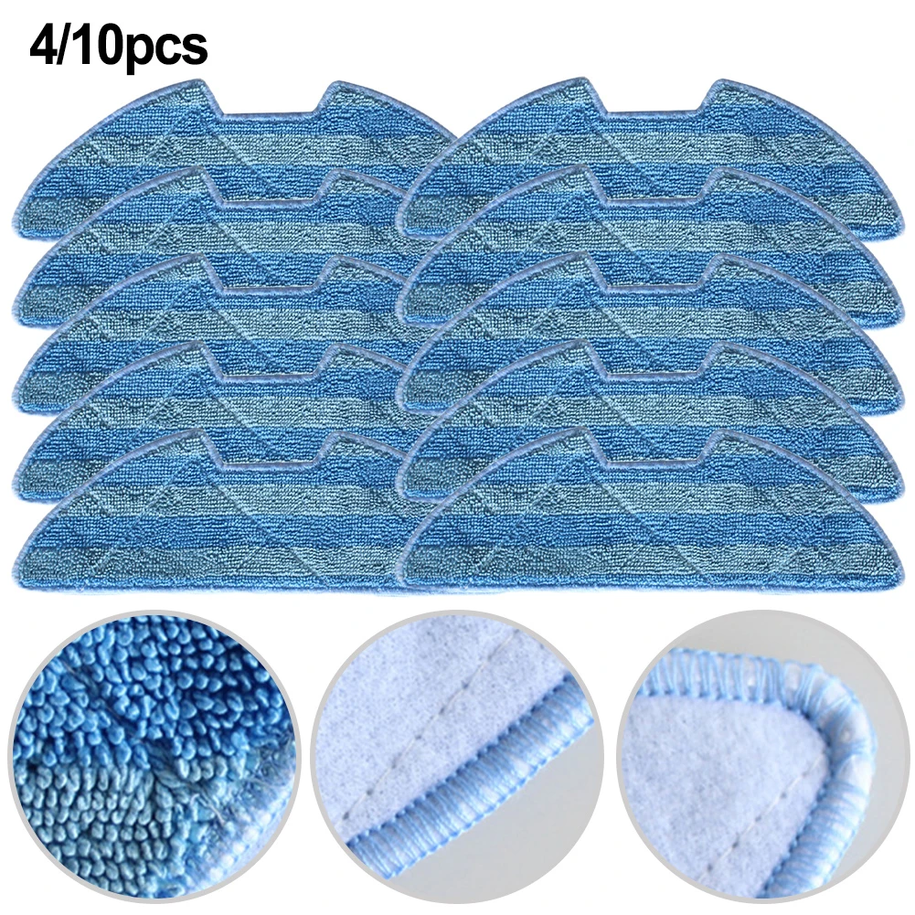 Microfiber Replacement Mop Pads For ICLEBO Robot Vacuum Cleaner Spare Parts New Mop Cloths Rags Pads Accessories