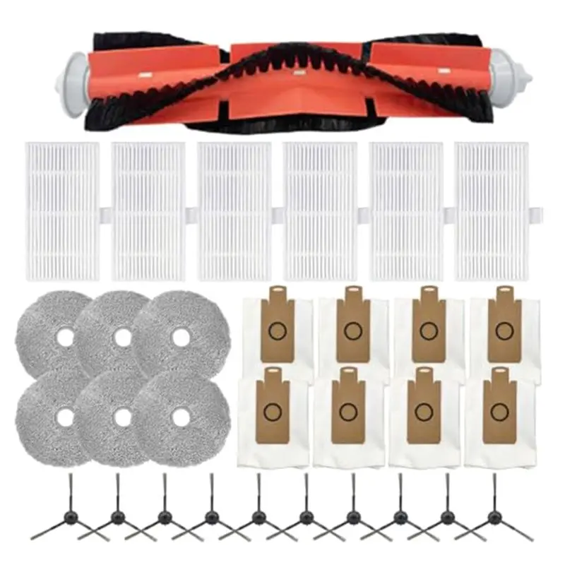 [NEWA64Z!】 29-Piece Accessory Set For Uwant U200 Side Brushes