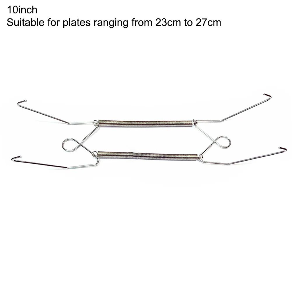 Für die Wandmontage, verstellbare Tellerhalterung, Draht-Tellerhalter, Heimwanddekoration, 10 Zoll, passend für Teller mit 23–27 cm Durchmesser, minimalistisches Design – Detail 7
