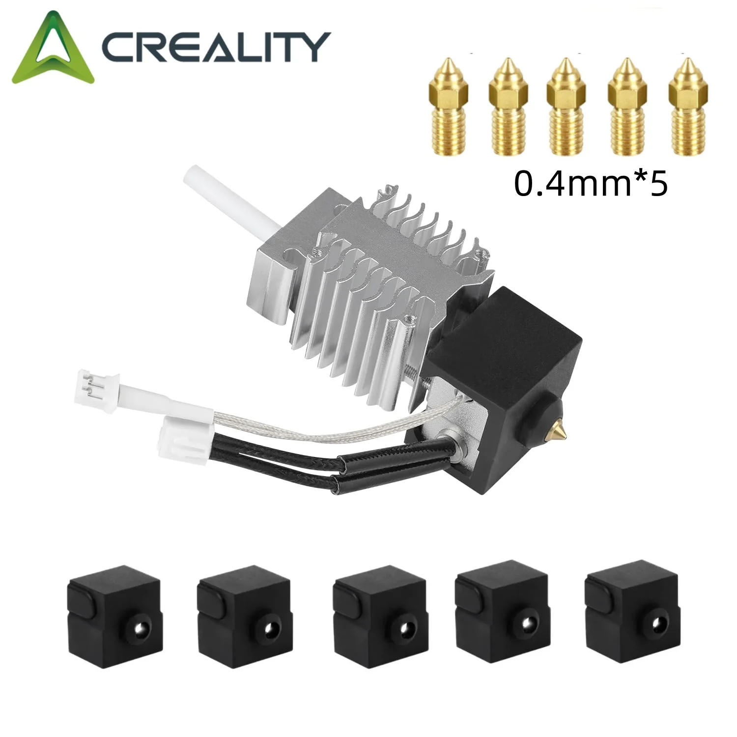 

Creality Official Ender 3 V3 SE Heating Block Kit Stainless Steel Throat High Temperature Print Head for Ender3 V3 Se 3D Printer