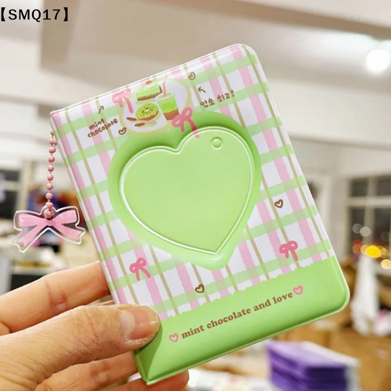 1 Piece Mini 3 Inch Love Album Photo Photocard Holder Kpop Photo Album Idol Binder Photo Card Holder Card Collect Book【SMQ】
