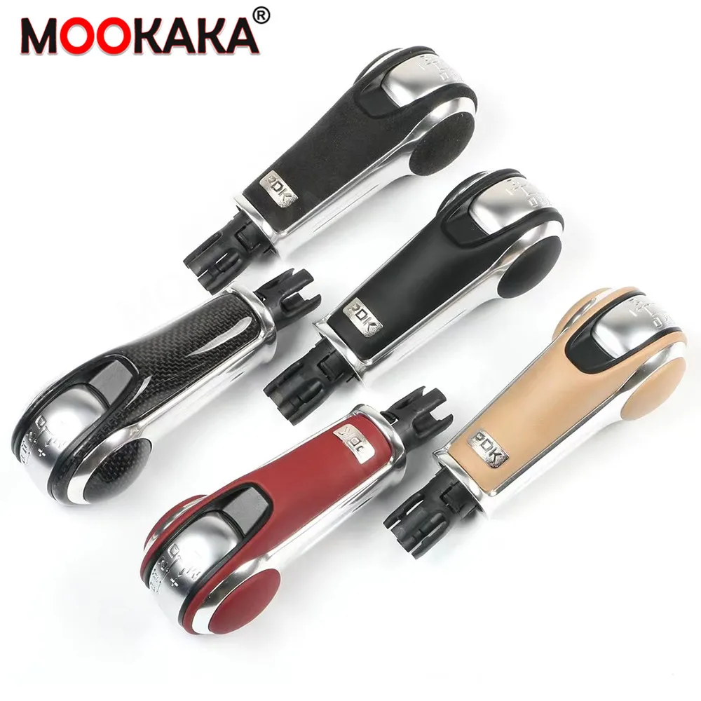 Car Aircraft Gear Handle For Porsche Panamera 2017-2022 Cayenne 2018-2022 Carbon Fiber Car Accessories Automatic Gearbox Gear
