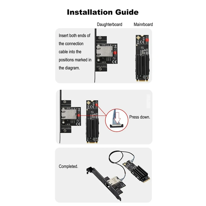 AU61-M.2 B+M Single-Port 10Gbe Network Card RJ45 Ethernet Network Adapter AQC113 Industrial Control Grade Server Network Card